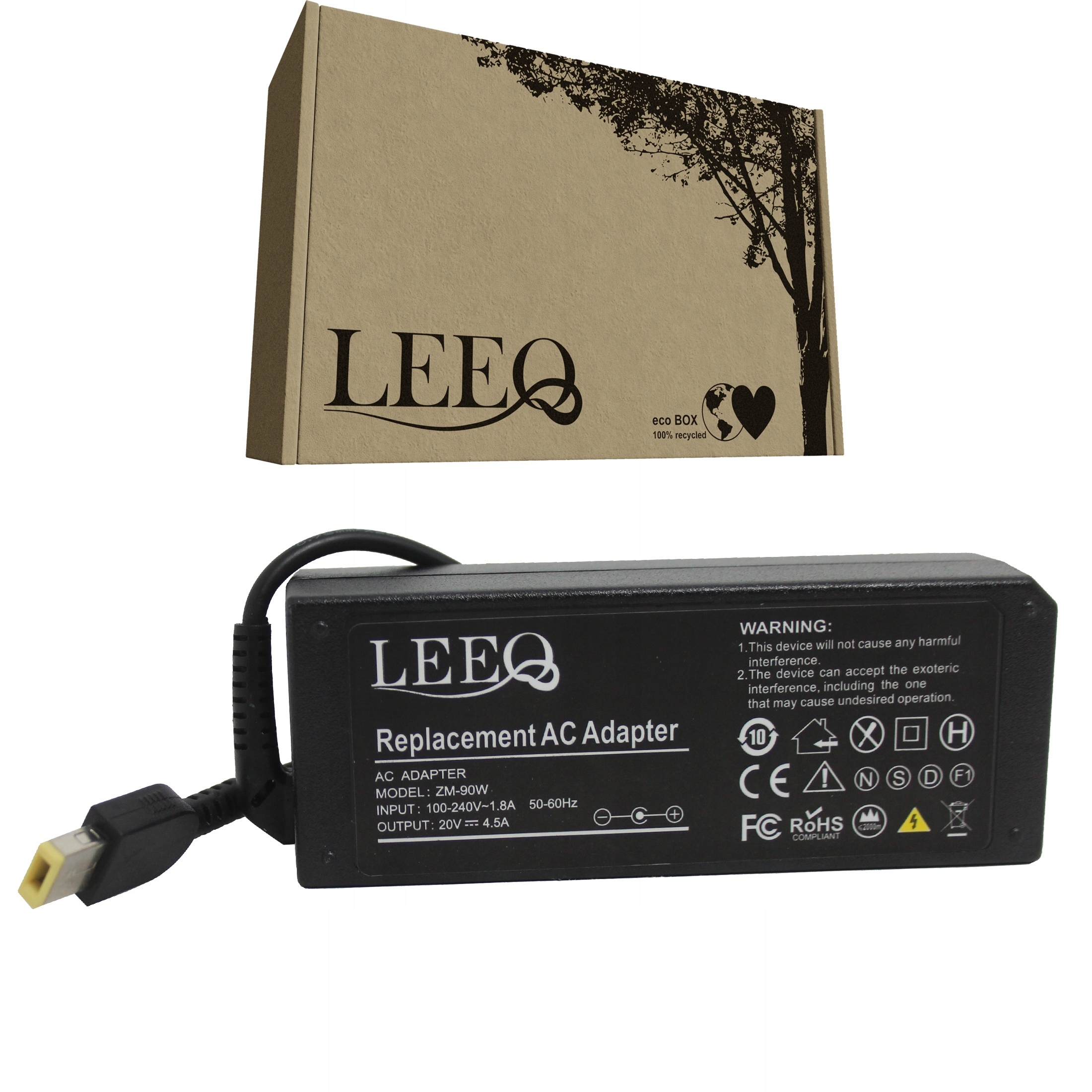 Adaptador Lenovo de 90W Slim Tip, 20V 4.5A para portátil en República Dominicana