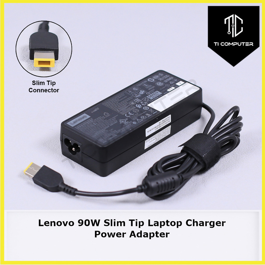Adaptador Lenovo de 90W Slim Tip, 20V 4.5A para portátil en República Dominicana