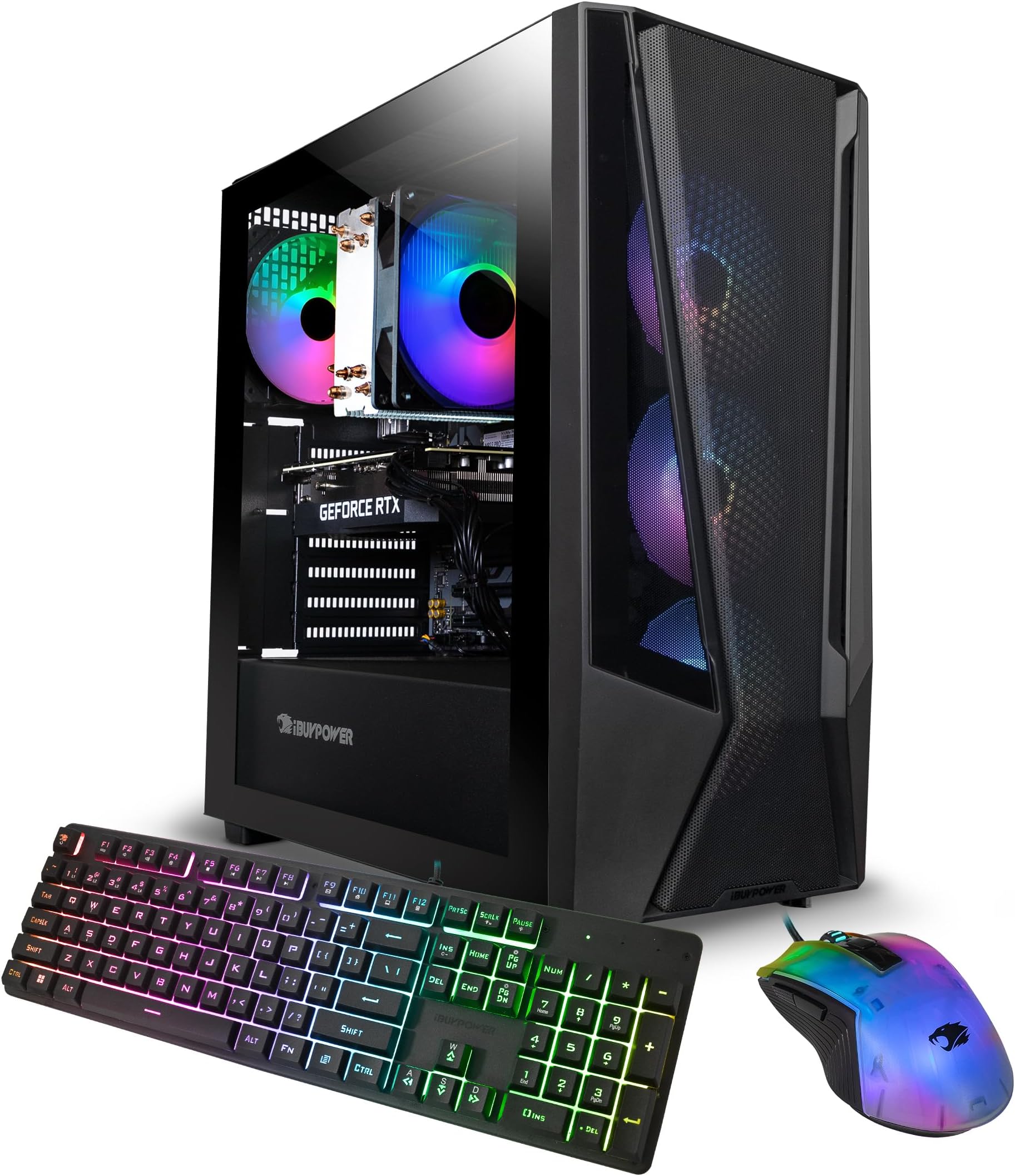 Computadora Gaming iBuypower AMD Ryzen 5600, 32GB RAM, RTX 4060 8GB, 512GB SSD M.2, Case y fuente de poder
