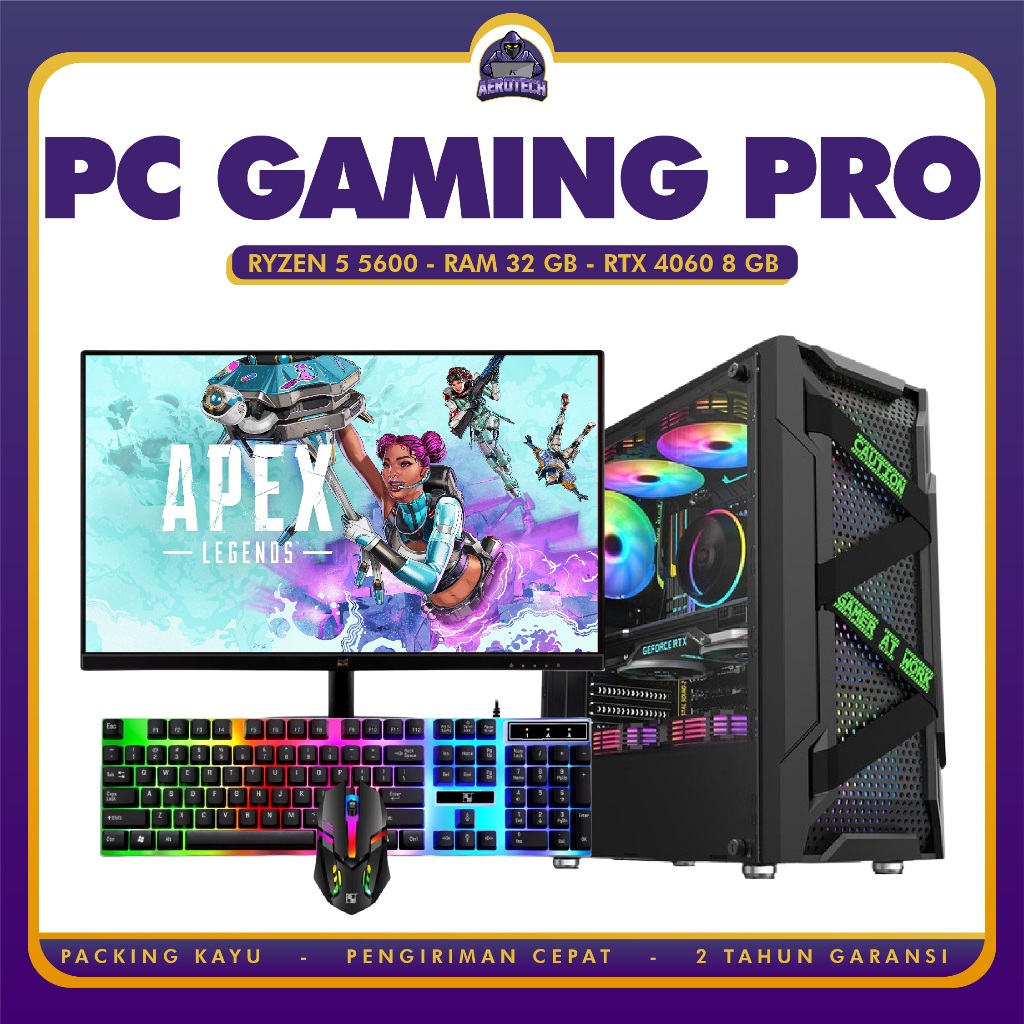 Computadora Gaming iBuypower AMD Ryzen 5600, 32GB RAM, RTX 4060 8GB, 512GB SSD M.2, Case y fuente de poder en República Dominicana
