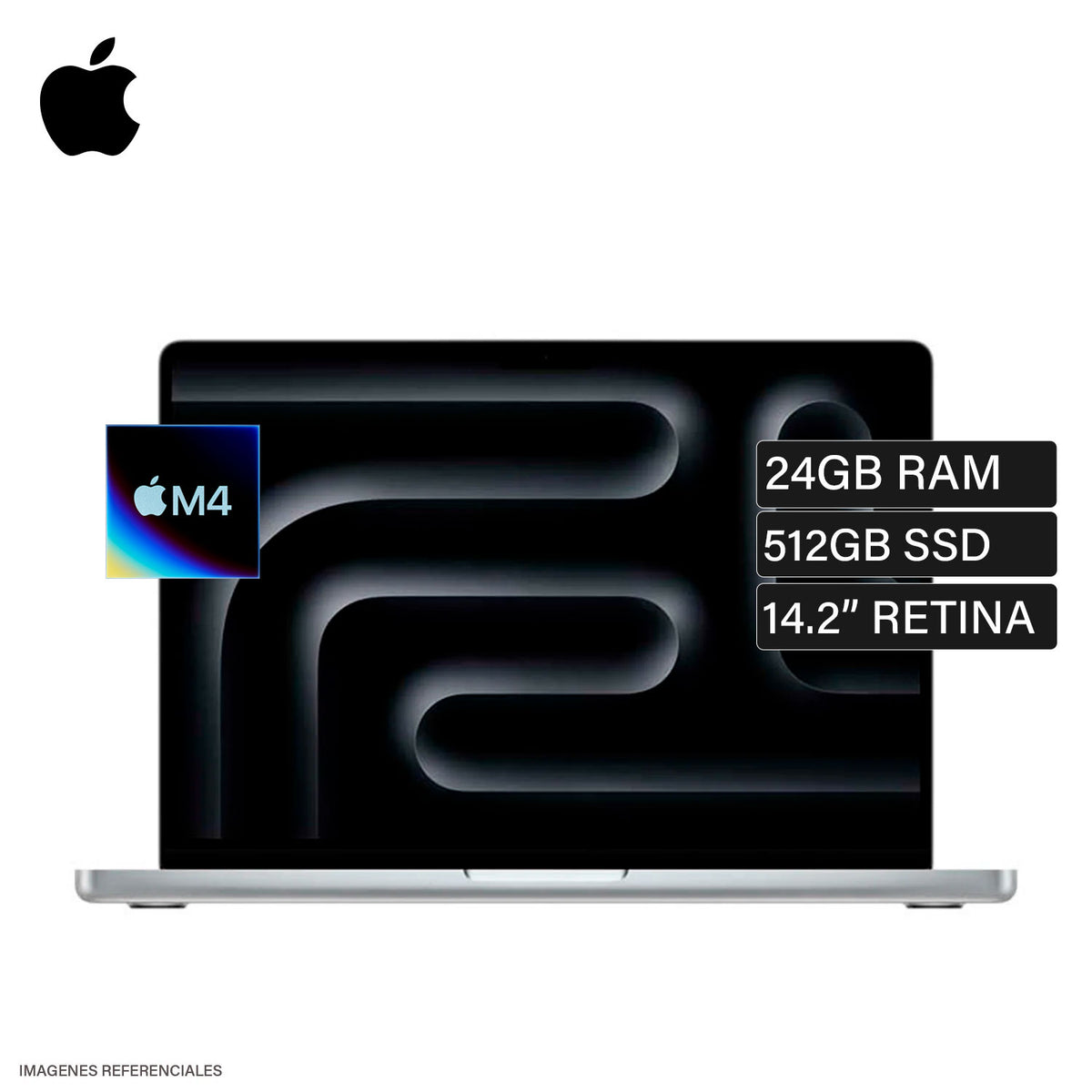 MacBook Pro 14" M4 con 24GB RAM y 512GB SSD sellado