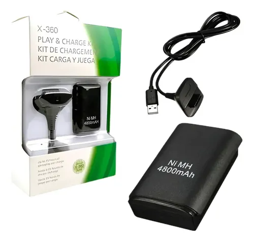 Xbox 360 Cargador y Batería Recargable Microsoft en República Dominicana