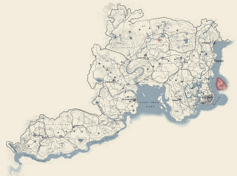 Rockstar Red Dead Redemption 2 Mapa PS4 en República Dominicana