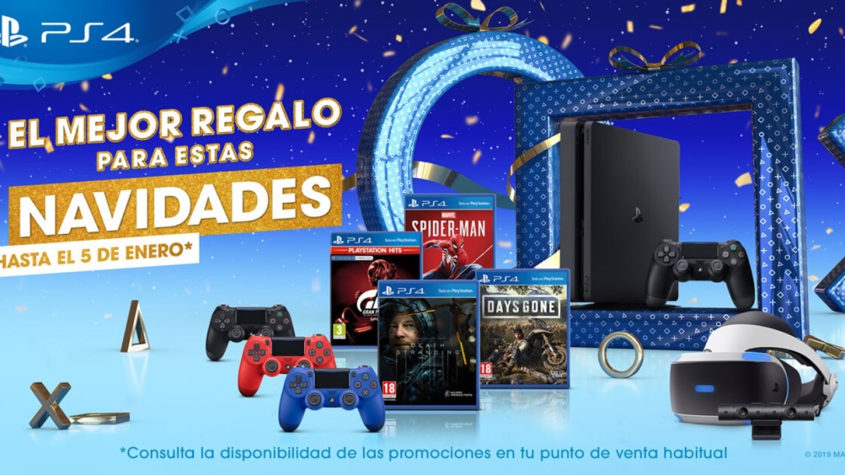 Sony PS4 consola con mando y juegos