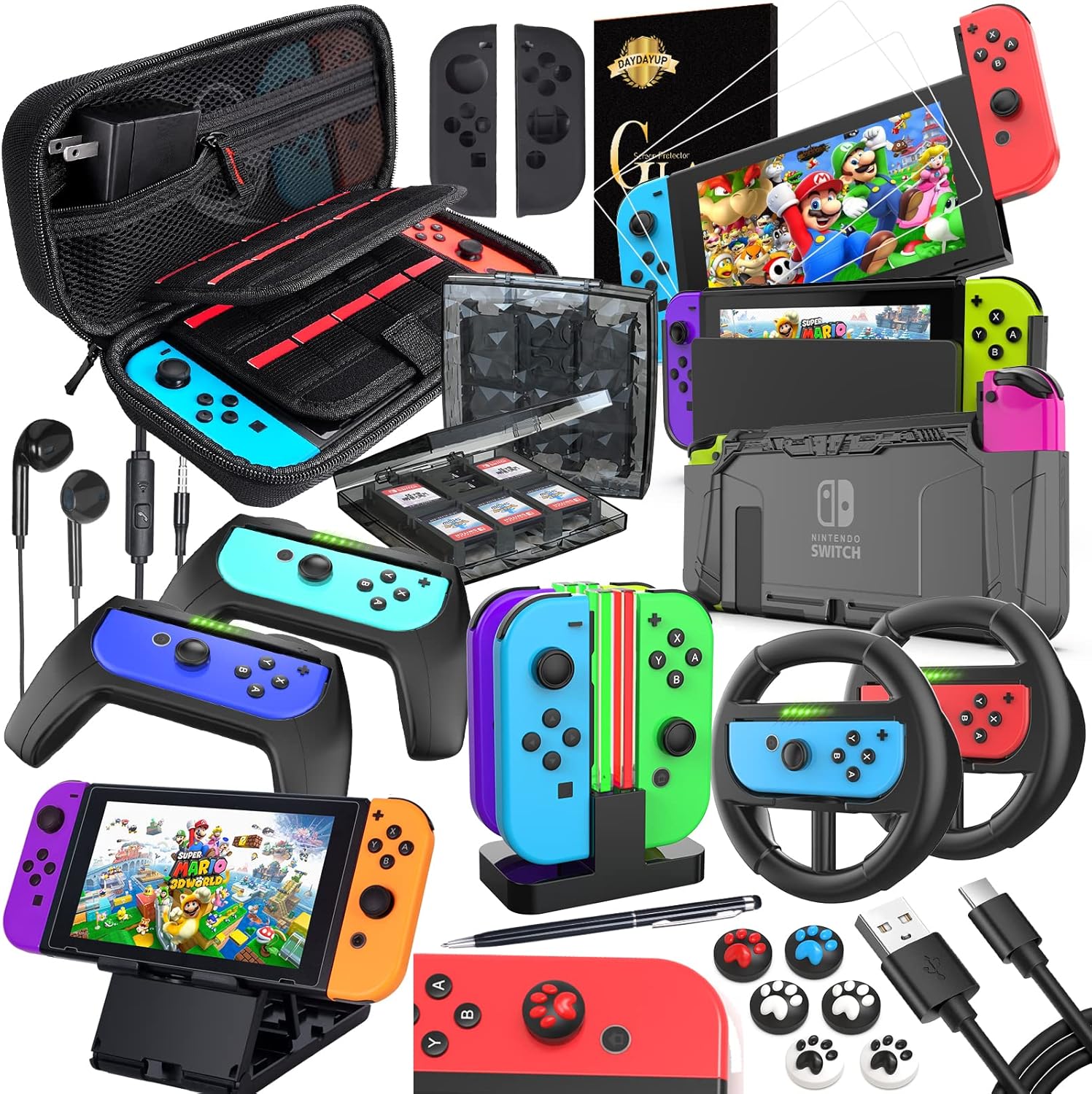 Nintendo Switch accesorios y juegos