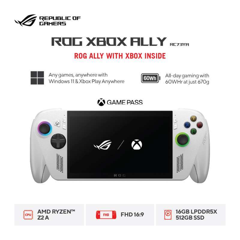 ASUS ROG Ally Z2 G27 portátil gaming 512GB en República Dominicana