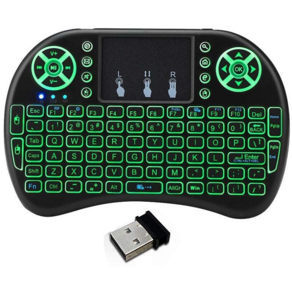 Teclado inalámbrico remoto con Touchpad Rii