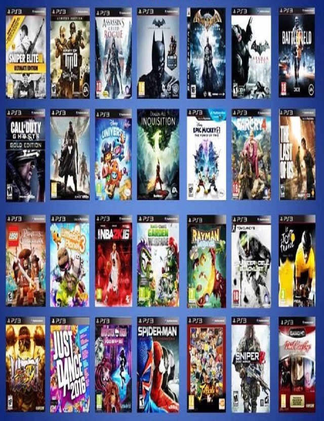 Sony PS3 Colección de Juegos Variados