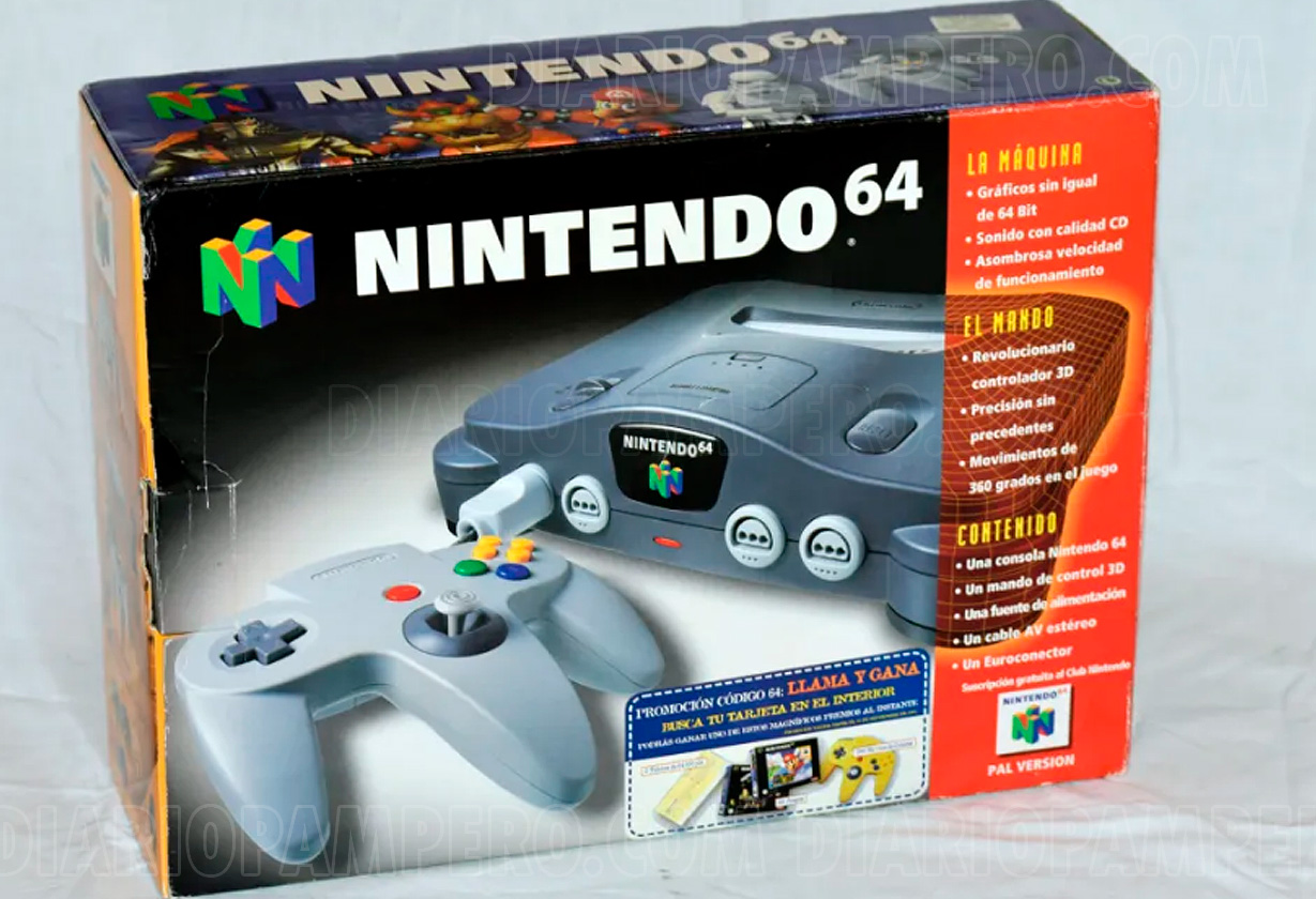 Nintendo 64 Consola Modelo Europea