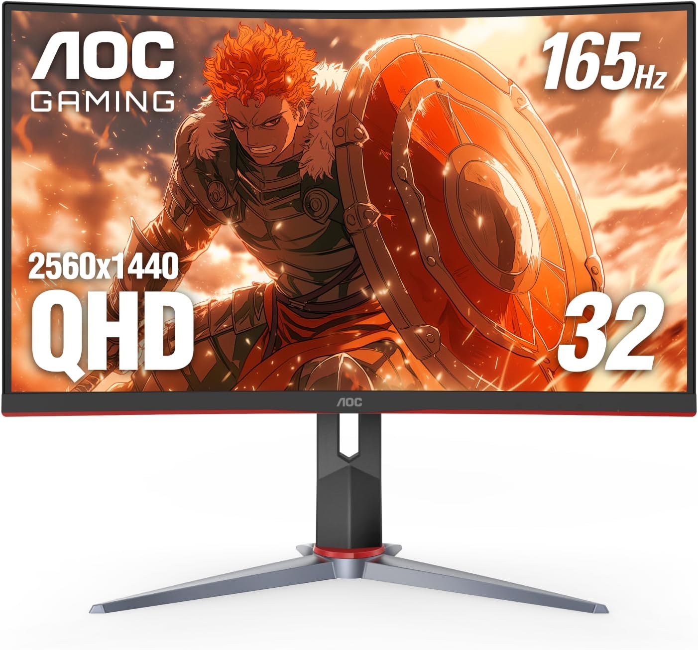 Monitor Curvo AOC CQ32G2A QHD 165Hz en República Dominicana