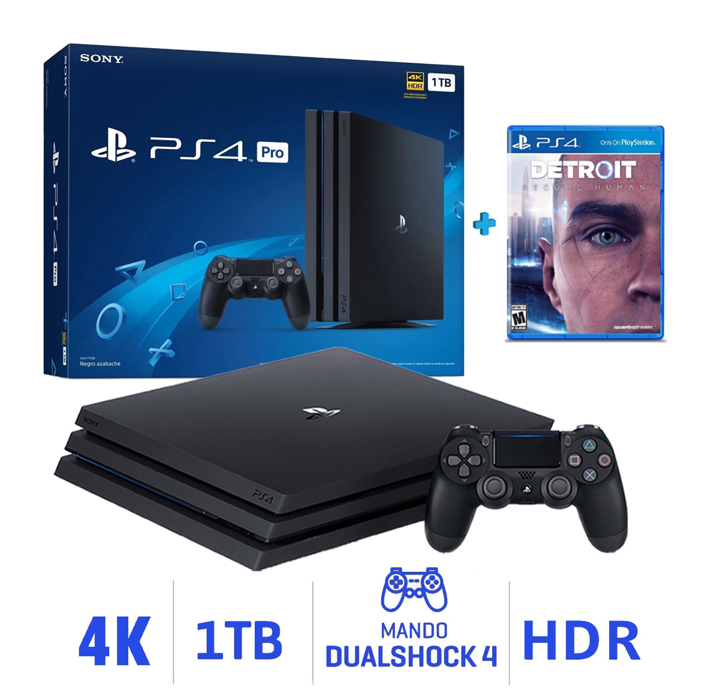 Sony PS4 Pro 1TB Consola 4K en República Dominicana