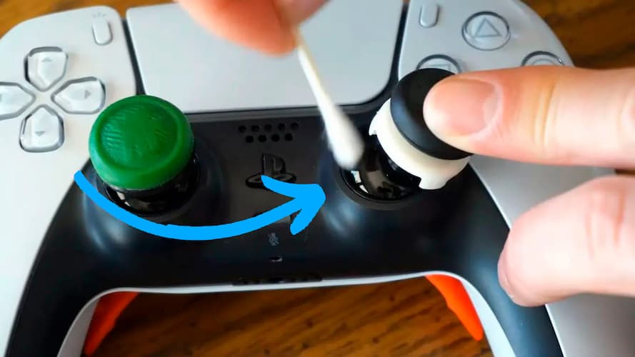 Sony DualSense PS5 mando sin goma izquierda