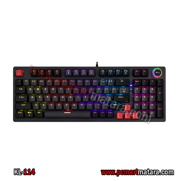Teclado mecánico RGB Jedel KL114 en República Dominicana