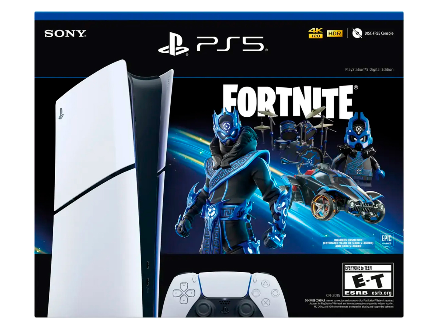PlayStation 5 Slim Digital Modelo Fortnite en República Dominicana