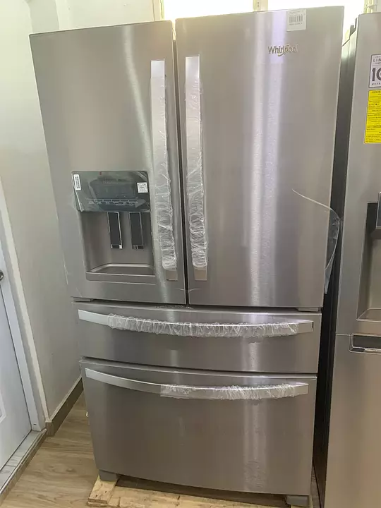 Whirlpool refrigerador 4 puertas acero inoxidable