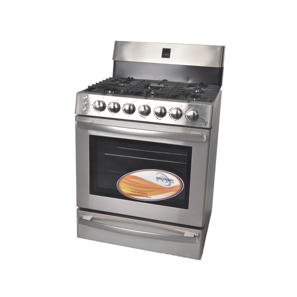 Estufa Discovery 30" con plato acero inoxidable