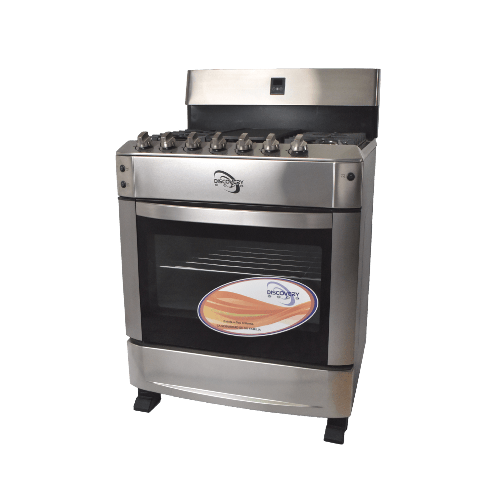 Estufa Discovery 30" con plato acero inoxidable en República Dominicana