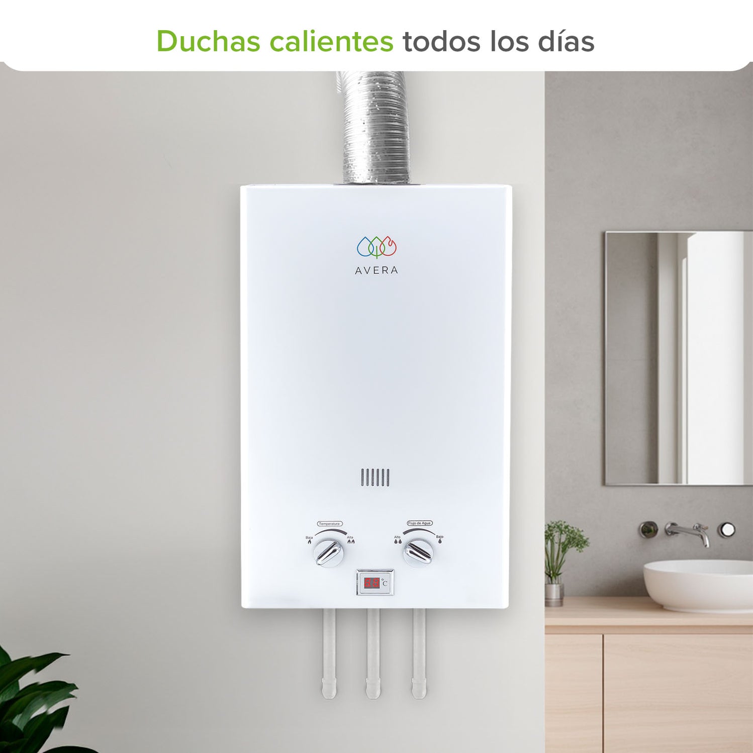 VASSER Calentador Gas Modelo 8L en República Dominicana