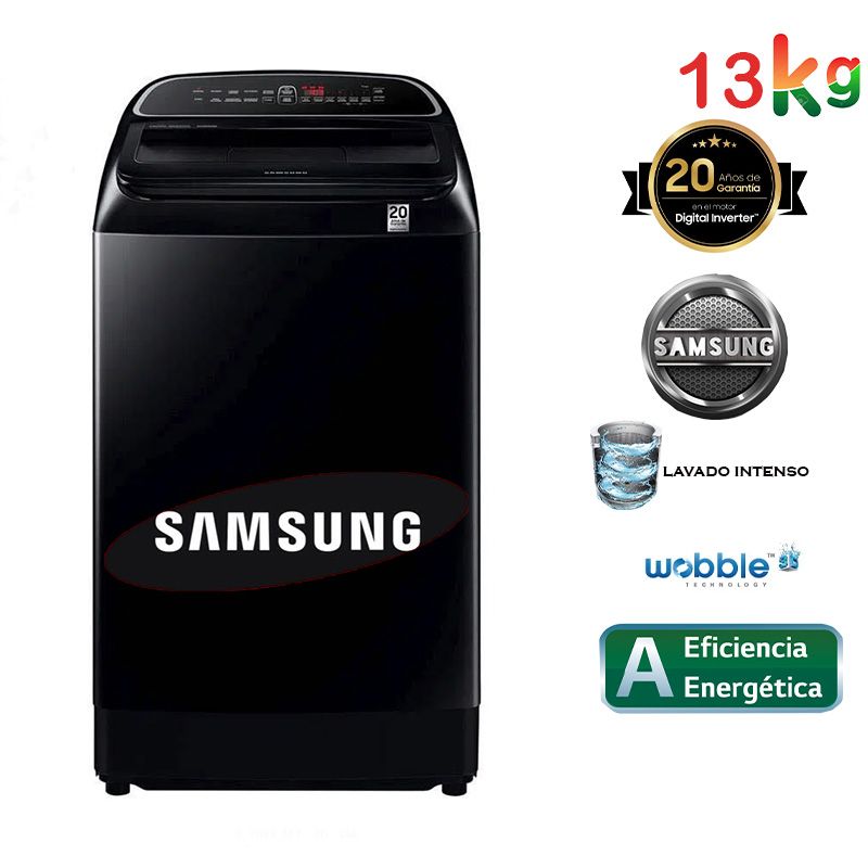 Lavadora Samsung 13kg Modelo WA13 en República Dominicana