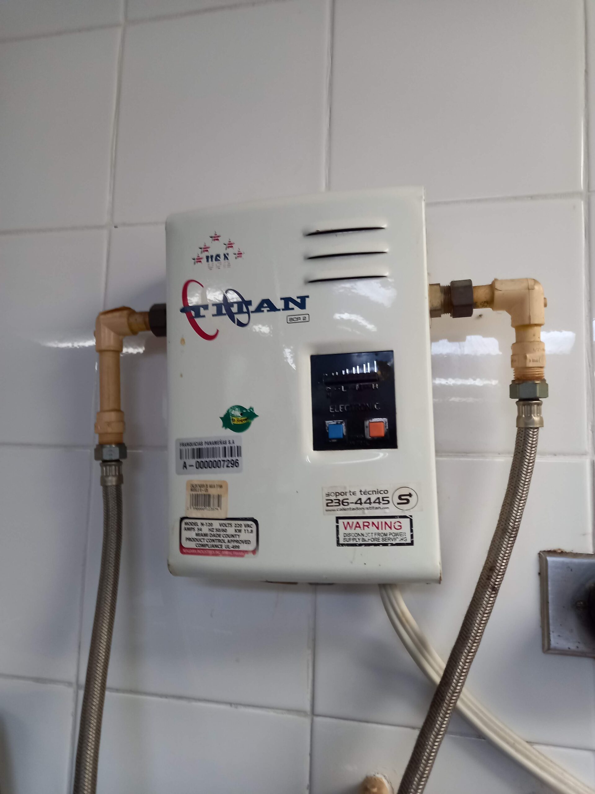 Ace Snown Calentador de Agua 220V