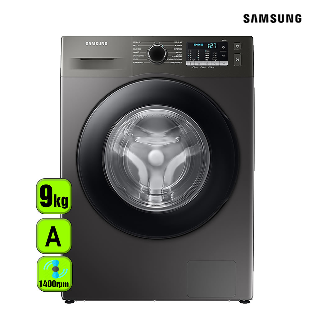 Samsung Lavadora carga pesada blanca