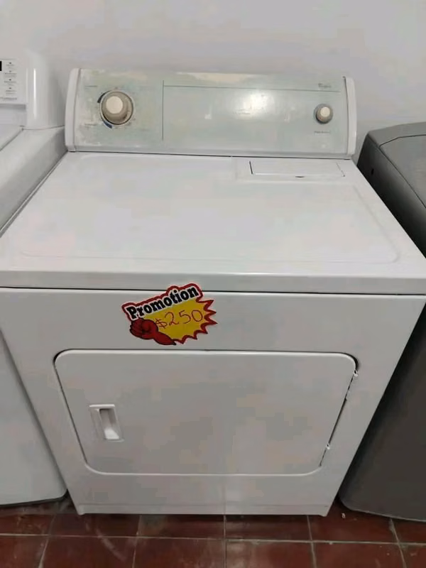 Secadora Eléctrica Whirlpool Modelo Básico en República Dominicana