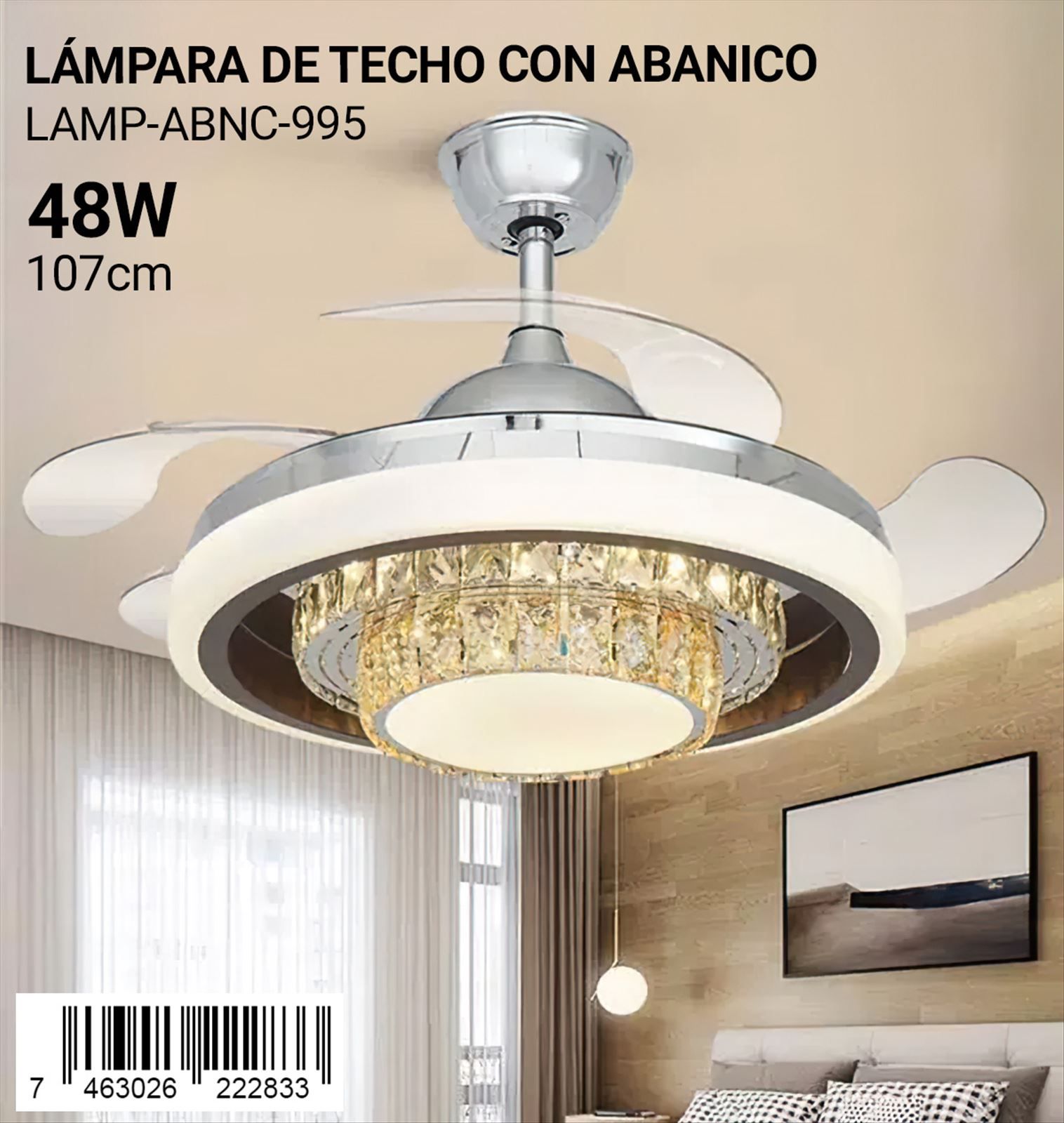 Ventilador de techo con luz Orbegozo en República Dominicana