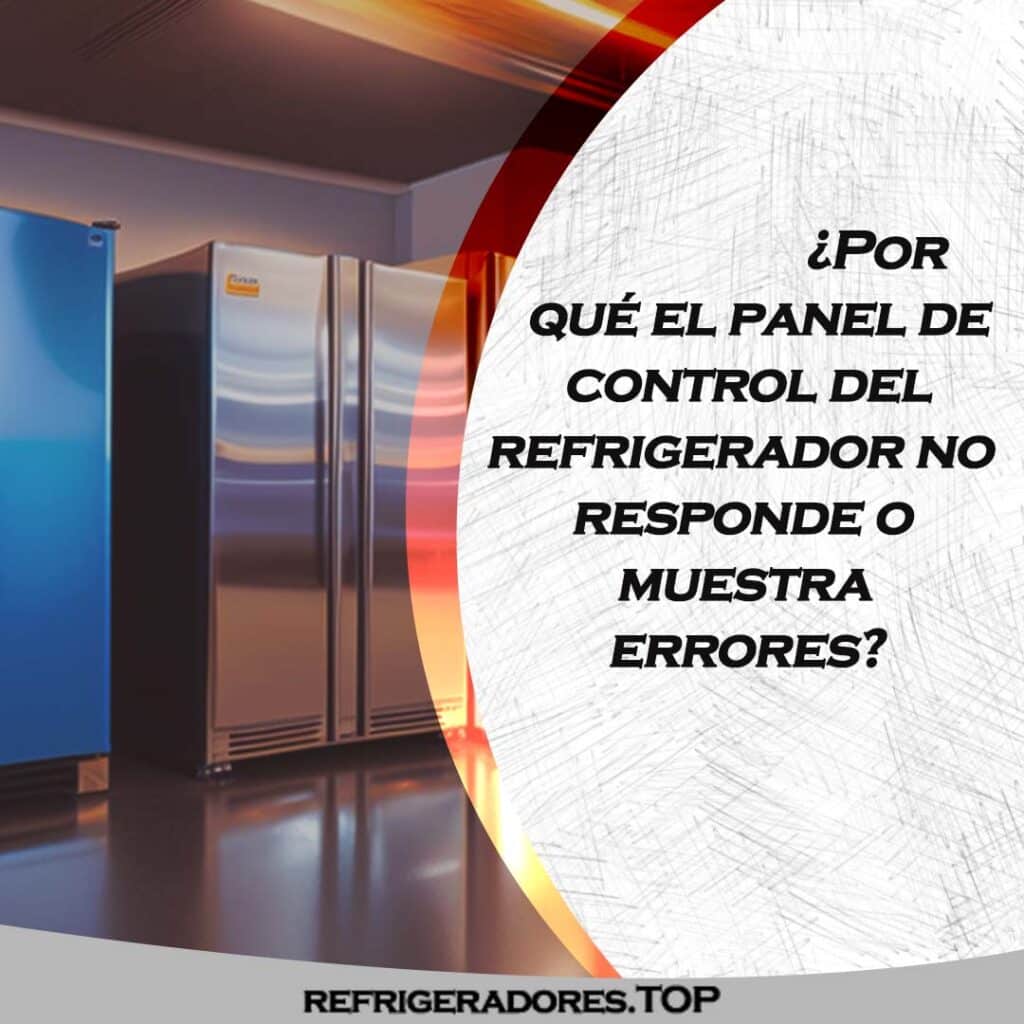 Frigidaire modelo nevera refrigerador con panel dañado