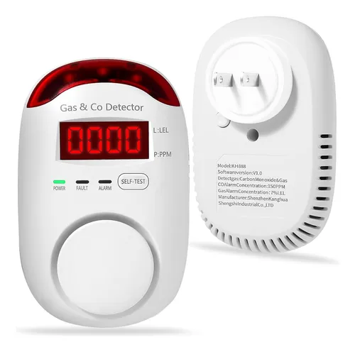 Detector 6 en 1 de Monóxido Nextech en República Dominicana