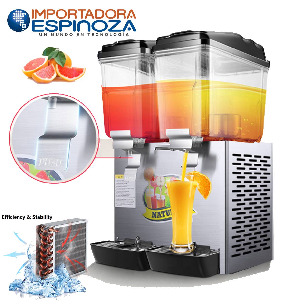 Dispensador eléctrico de jugo marca Genérico