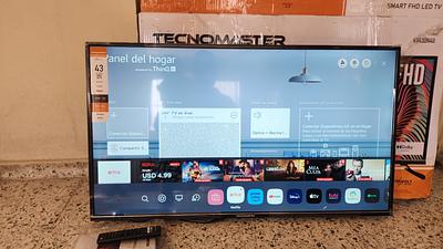 Televisor Tecnomaster 43" Smart en República Dominicana