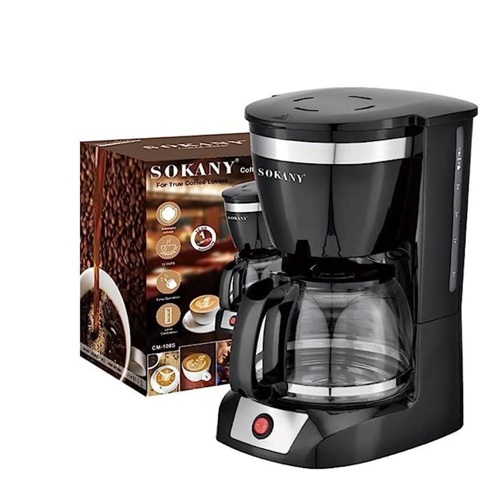 Cafetera eléctrica Sokany modelo clásico
