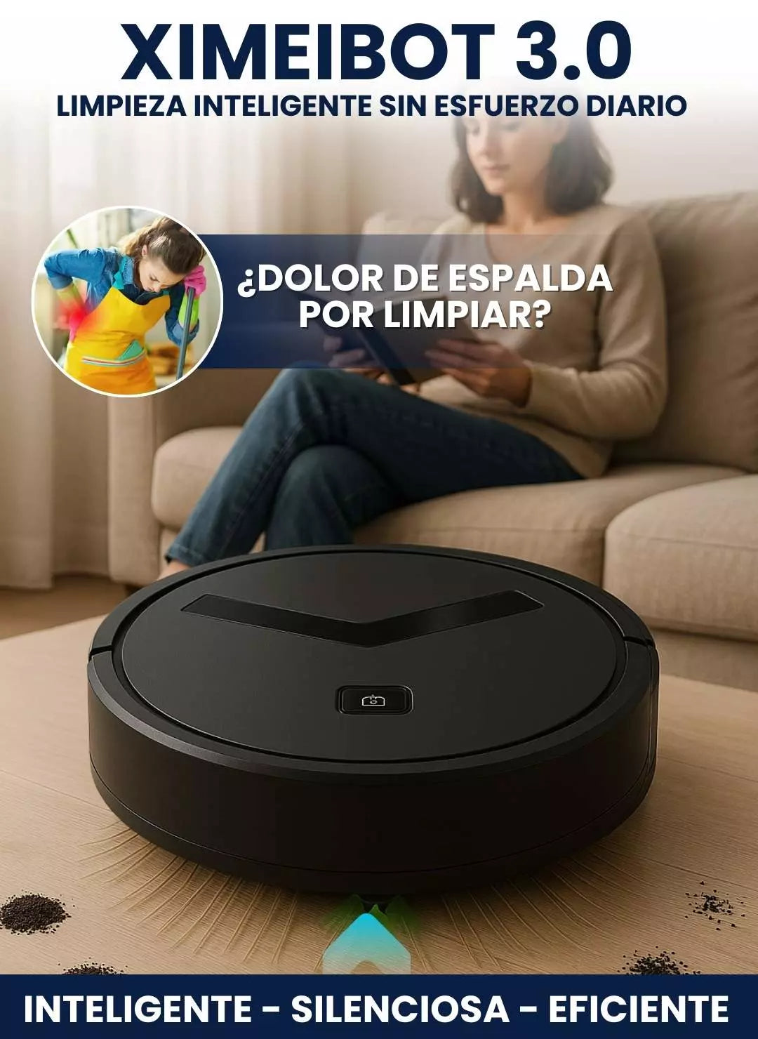 Ximeijie Aspiradora Inteligente Robot