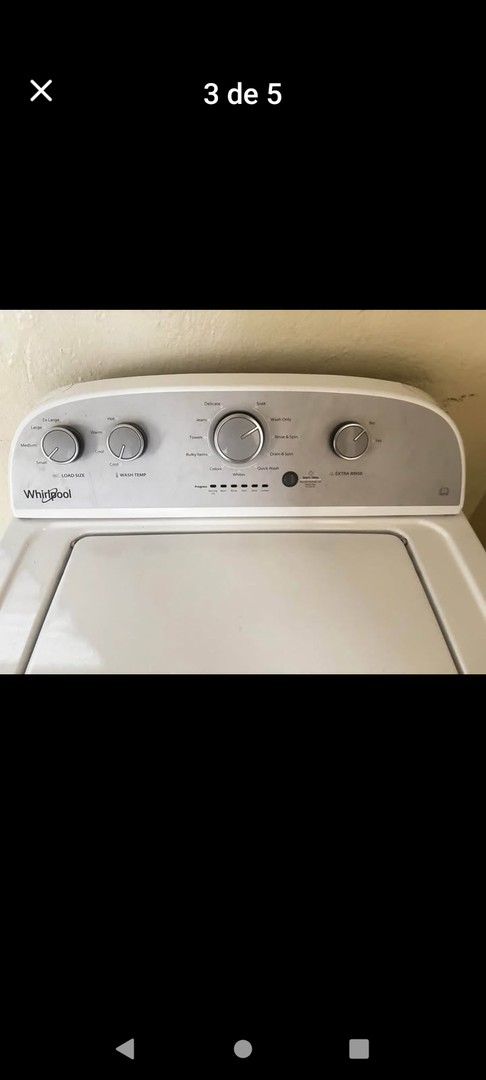 Whirlpool Lavadora Modelo X Serie 7