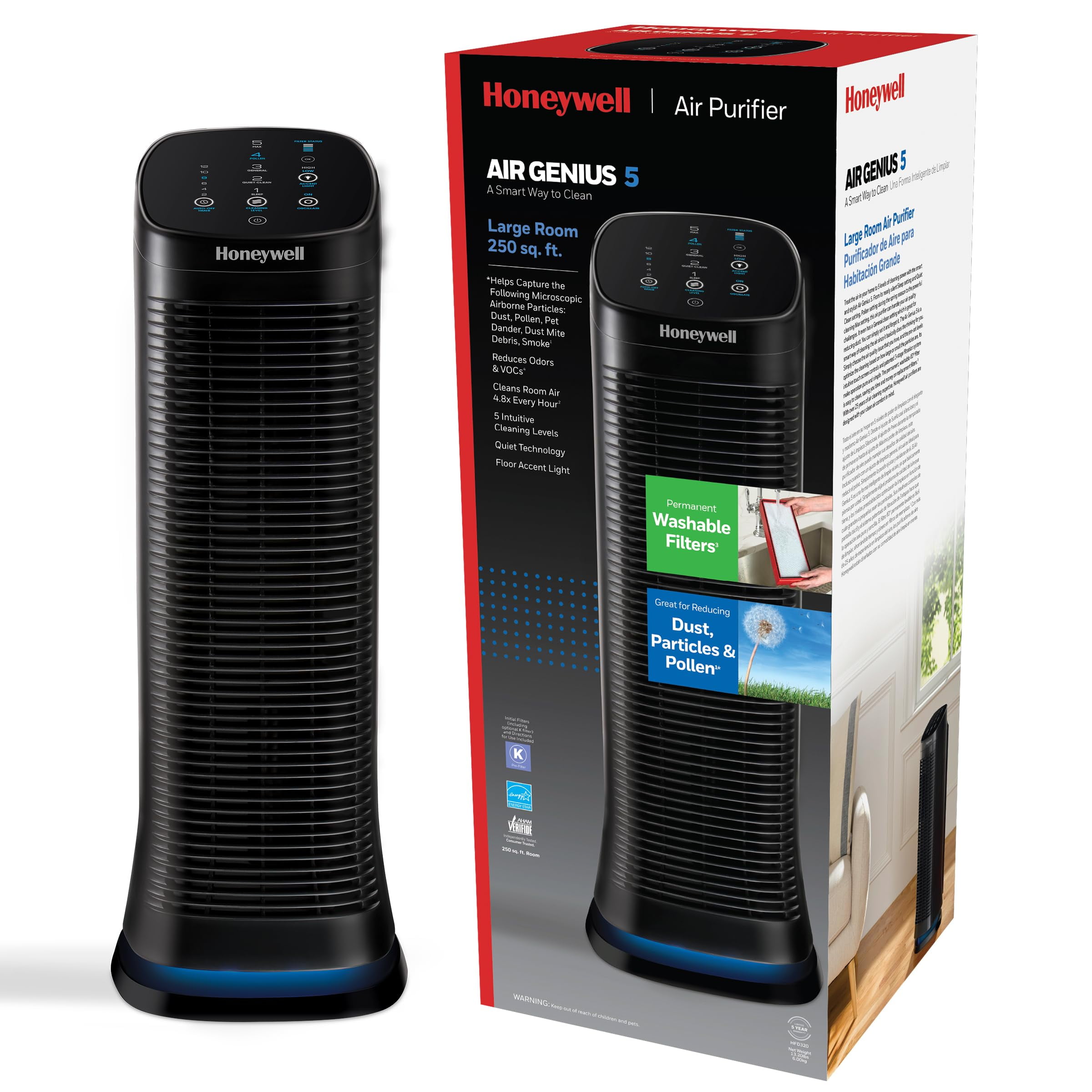 Honeywell Purificador Aire Modelo Básico