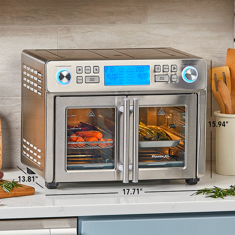 Horno Freidora de Aire Vinchi 2 en 1 Doble Puerta