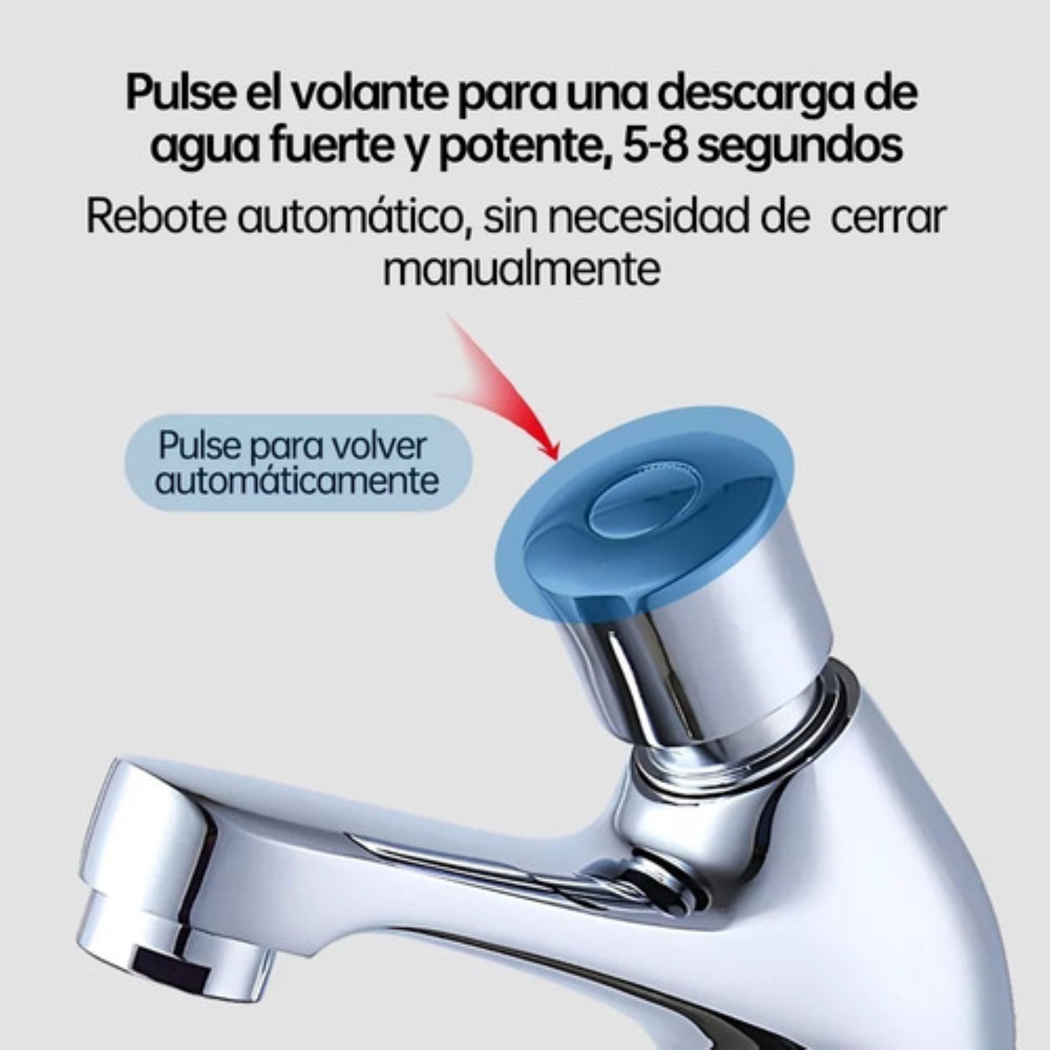 Mezcladora Push Button Lavamanos