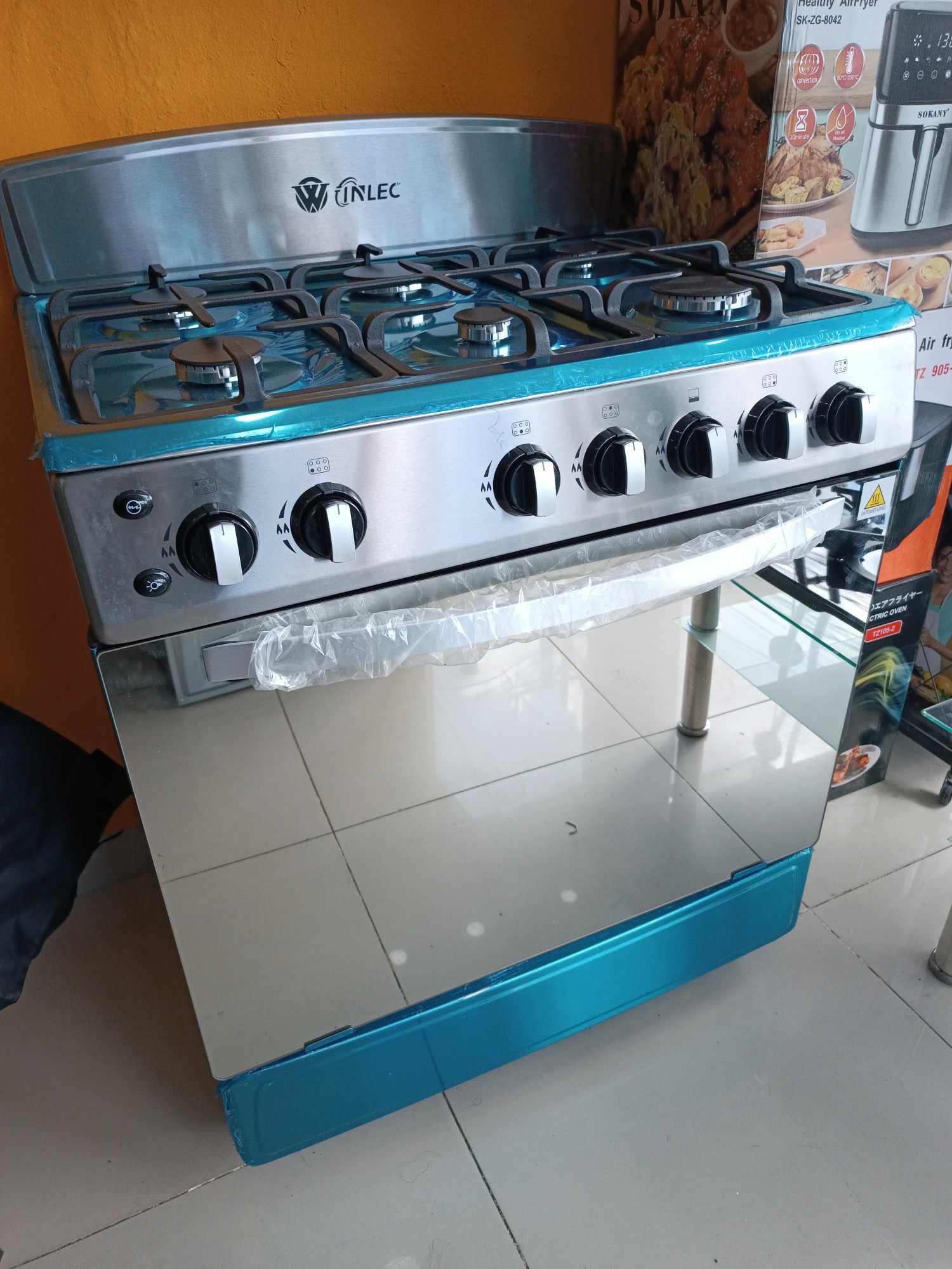 Lumigo Estufa 6 Hornillas Modelo Básico en República Dominicana