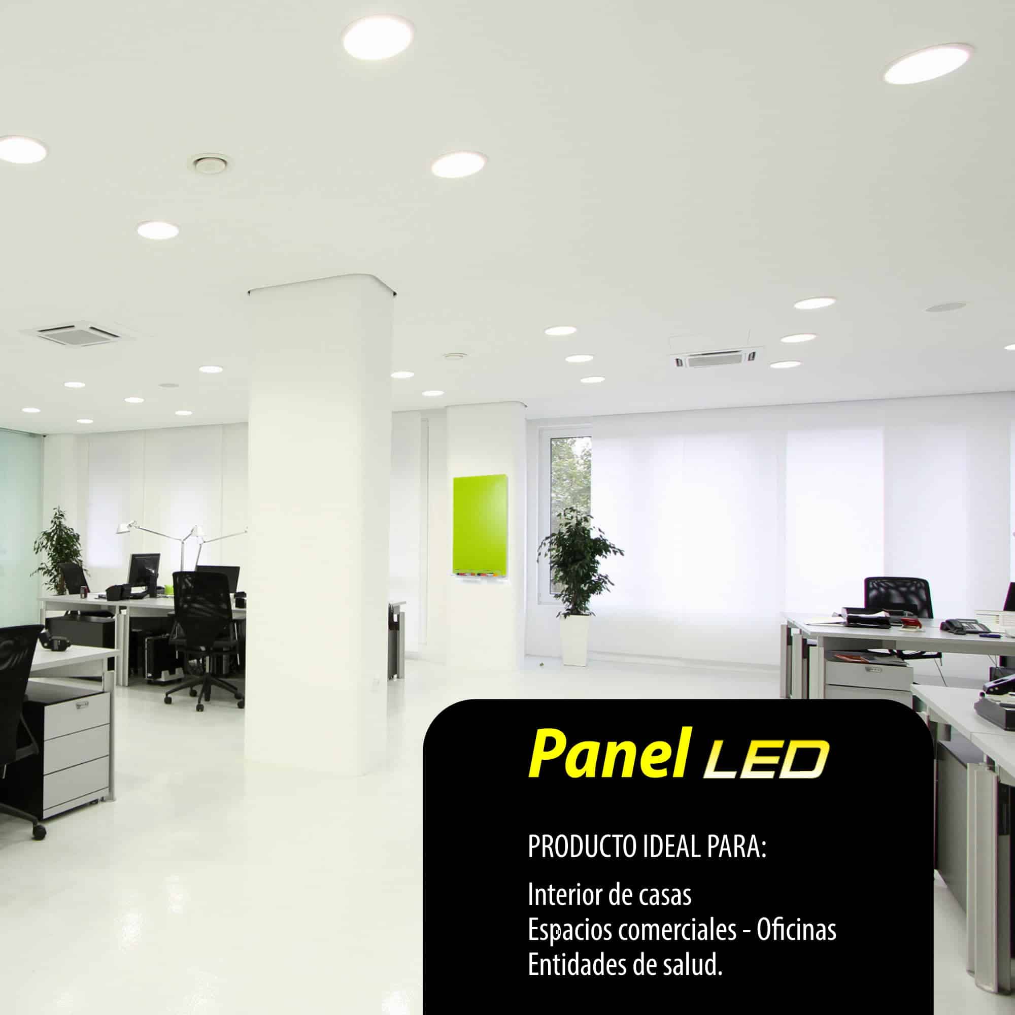 Lámpara LED Panel ECT Interior en República Dominicana