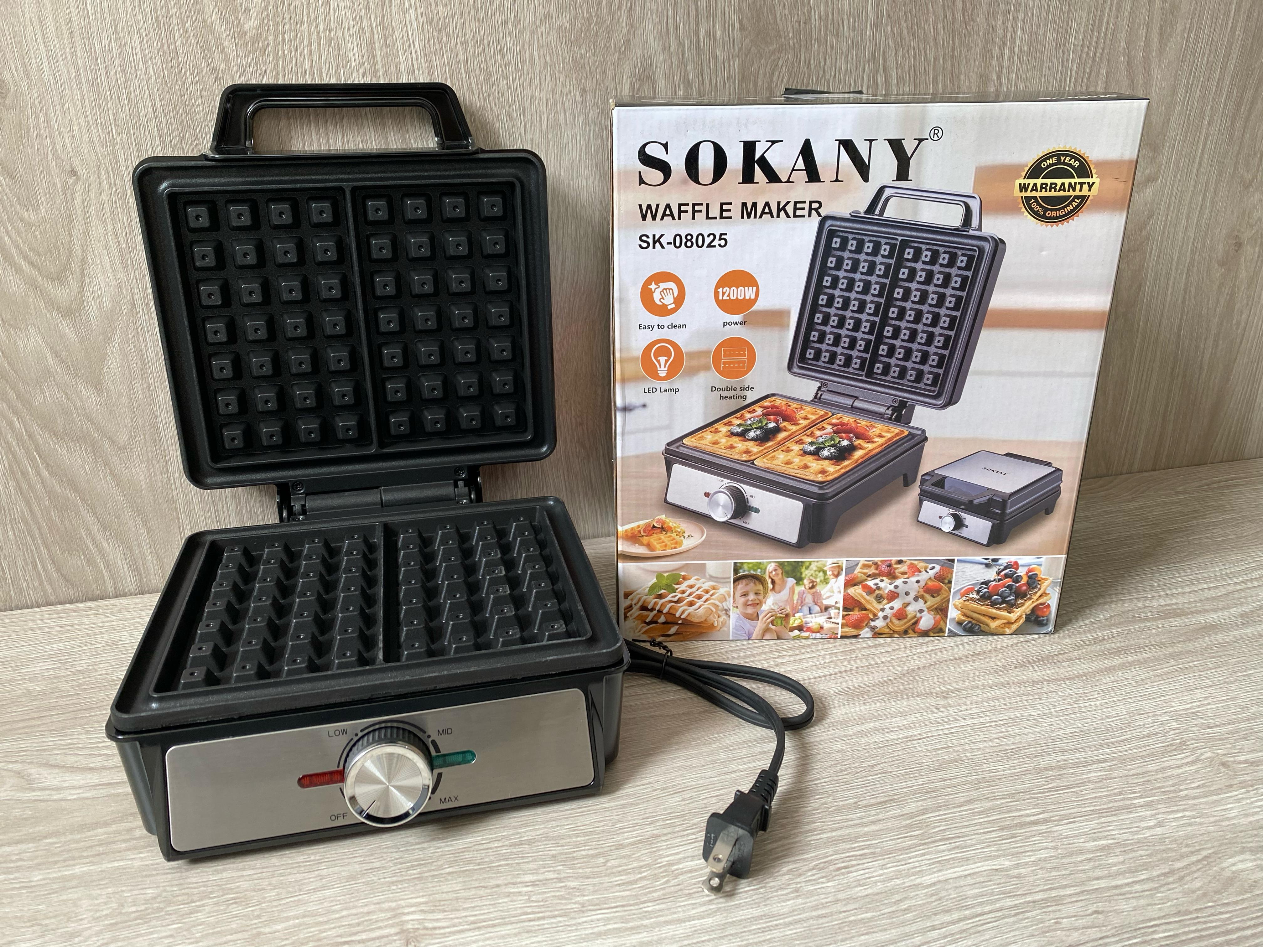Wafflera Sokany SK906 para Waffles Caseros en República Dominicana