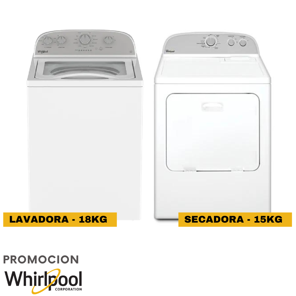 Whirlpool Lavadora Secadora Combo en República Dominicana