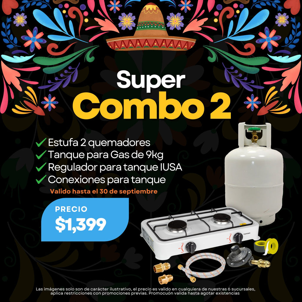 Estufa Ameriana 20" Tanque Gas 18 lbs