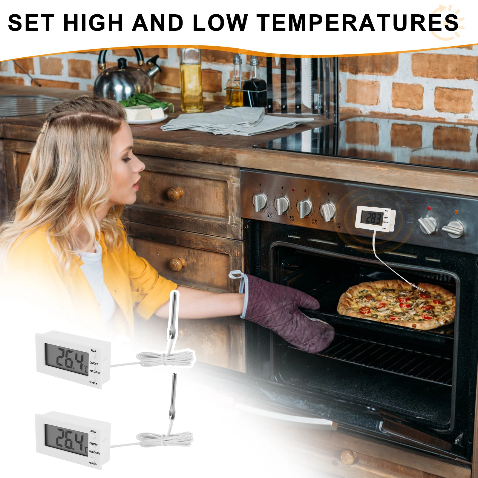 Oven Chek Termómetro Digital para Horno