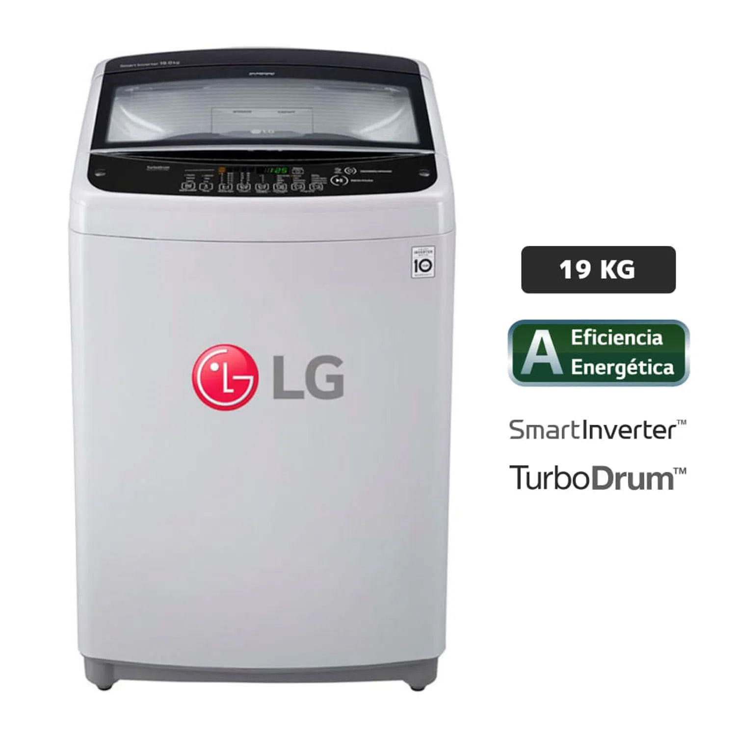 Lavadora Inverter LG 20 lbs en República Dominicana