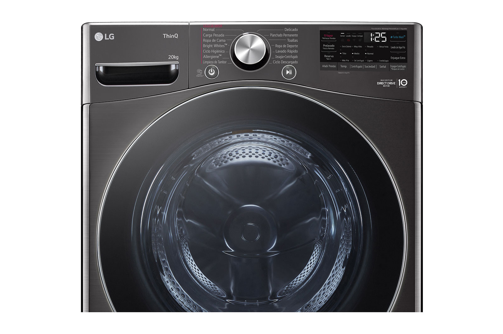 LG lavadora inteligente modelo 127 kg en República Dominicana