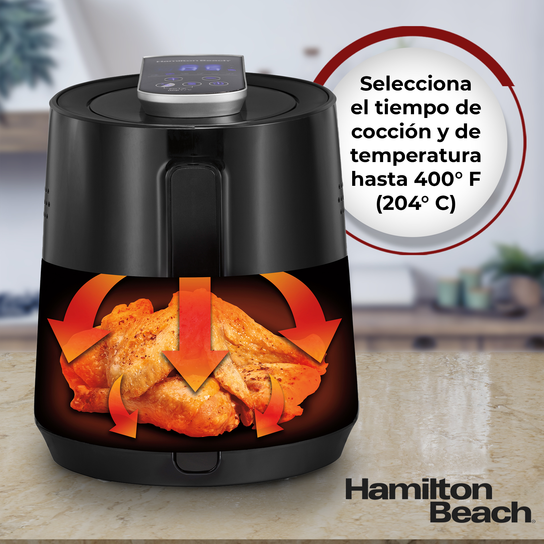 Freidora de aire Hamilton Beach modelo 35050