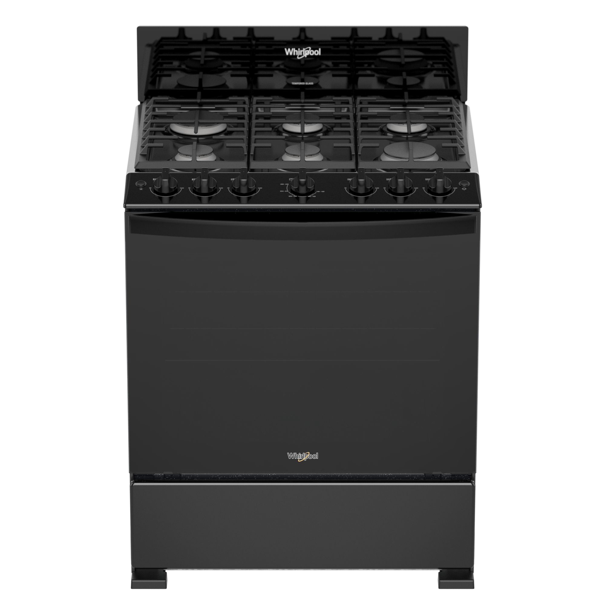 Whirlpool Estufa 24" Tope de Cristal Negra en República Dominicana