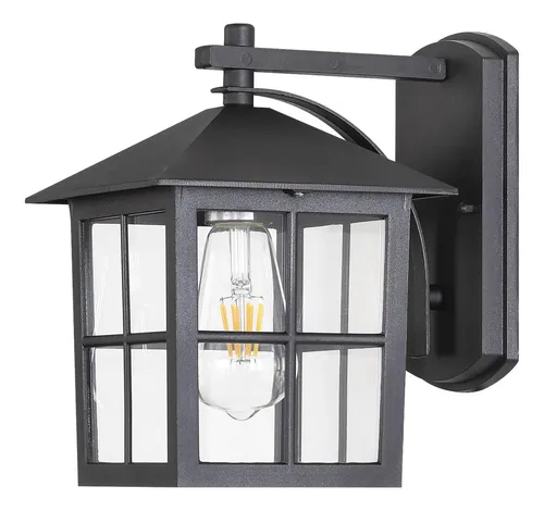Lámpara Exterior Alumbrado Negro 65W en República Dominicana