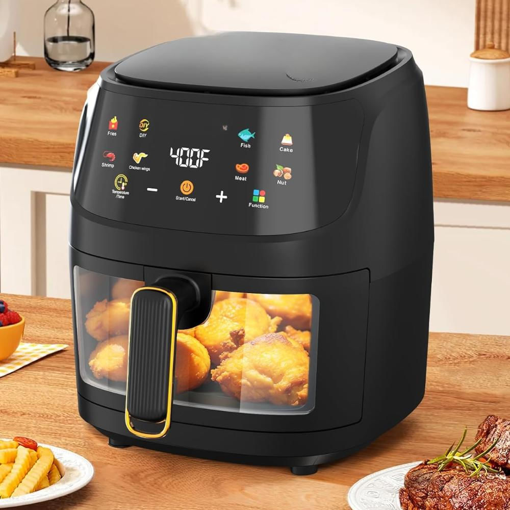 Holstein AIR FRYER Freidora de Aire Negra