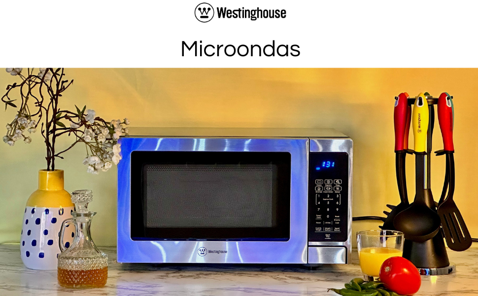 Westinghouse Microondas Acero Modelo Grande en República Dominicana